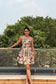Scarlet Bloom Mini Dress