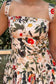 Scarlet Bloom Mini Dress