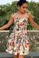 Scarlet Bloom Mini Dress