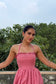 Rosé Picnic Gingham Mini Dress