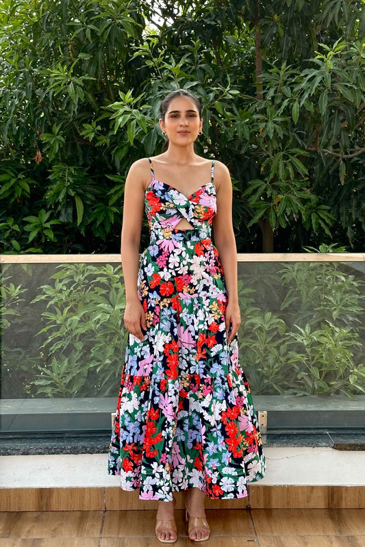 Mayblossom - Cotton Floral printed dress