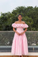 Baby Pink Midi Dress