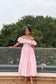 Baby Pink Midi Dress