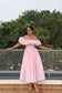 Baby Pink Midi Dress