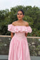 Baby Pink Midi Dress