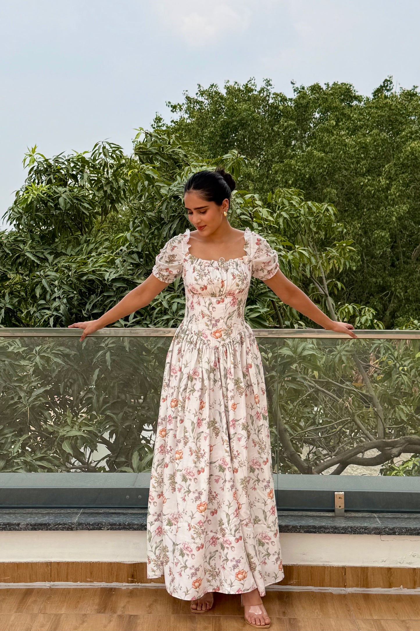 Wildflower Grace Cotton Maxi Dress