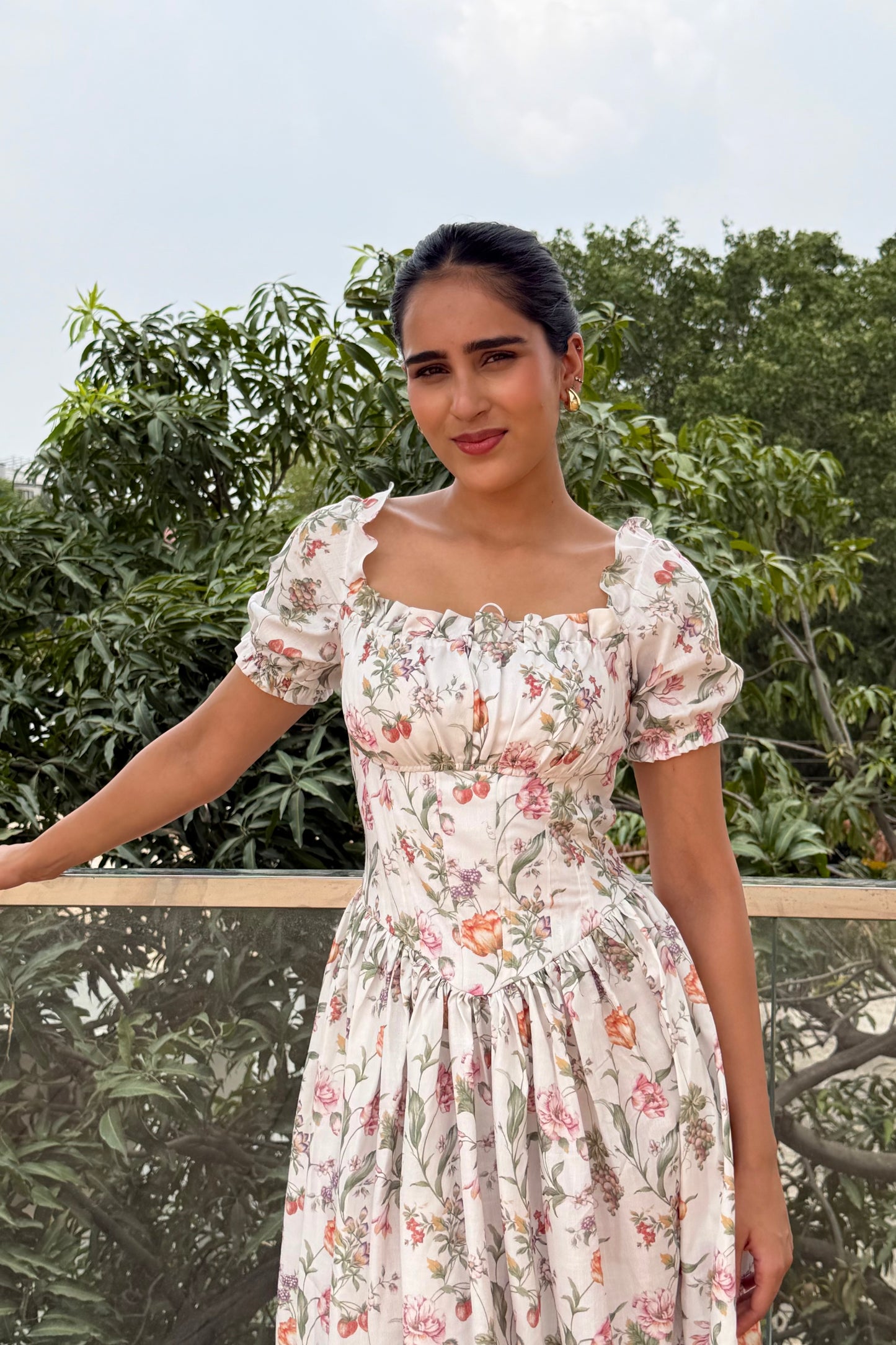 Wildflower Grace Cotton Maxi Dress