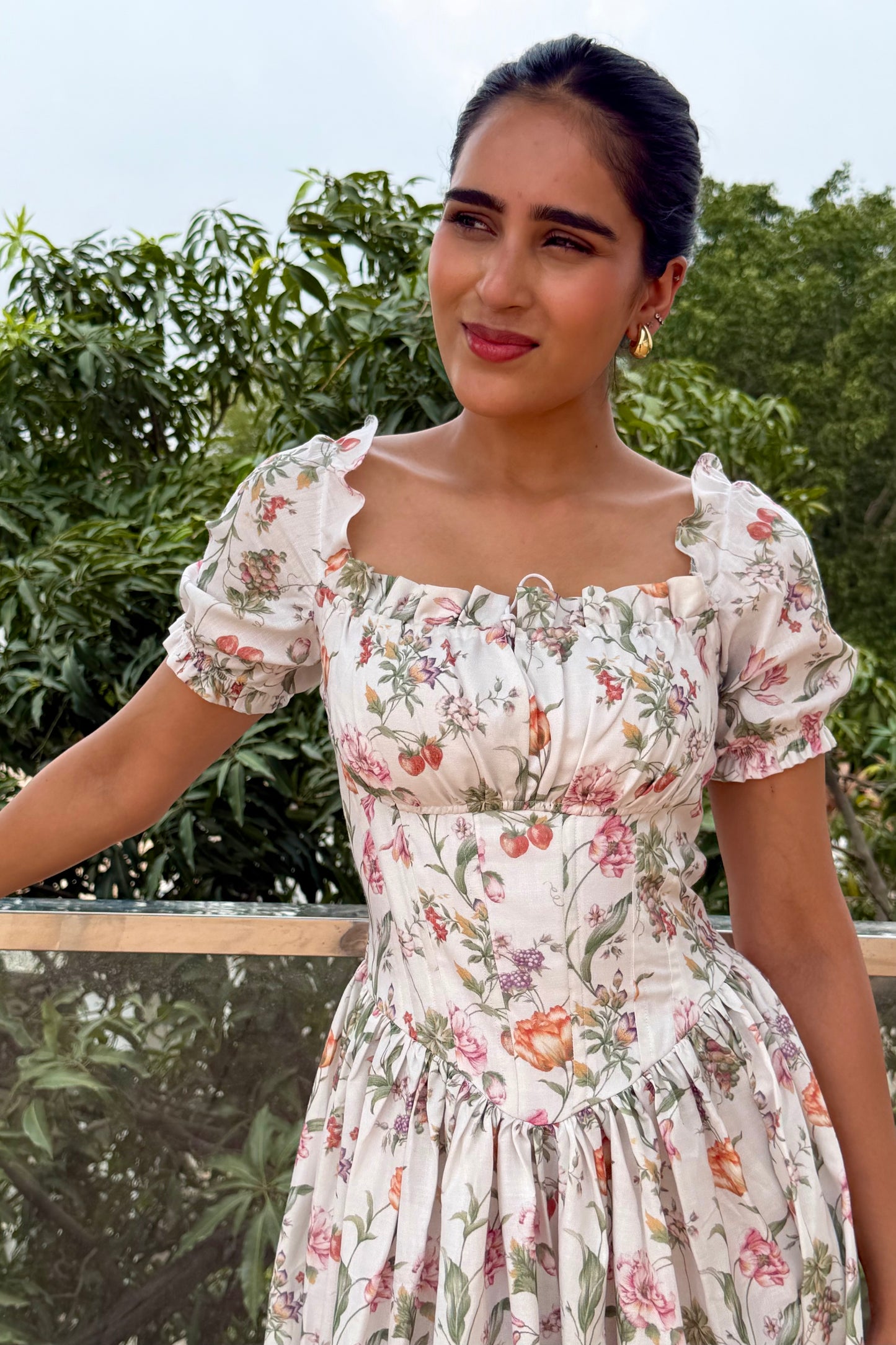 Wildflower Grace Cotton Maxi Dress
