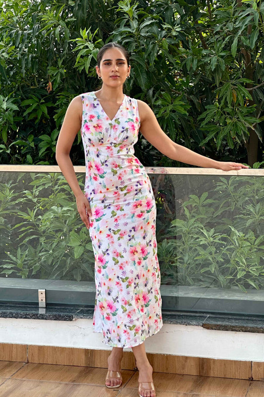 LOVE - Cotton Floral print Dress