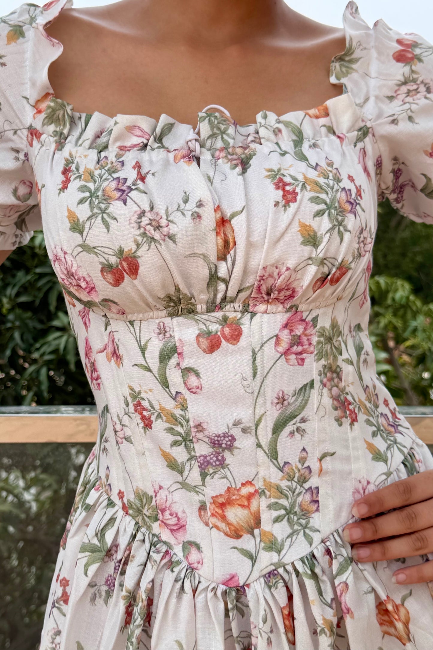 Wildflower Grace Cotton Maxi Dress