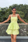 Lemon Blossom Cotton Mini Dress