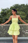 Lemon Blossom Cotton Mini Dress