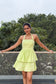 Lemon Blossom Cotton Mini Dress
