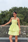 Lemon Blossom Cotton Mini Dress
