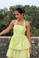 Lemon Blossom Cotton Mini Dress
