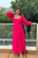 BLOSSOM - Cotton Hot pink dress