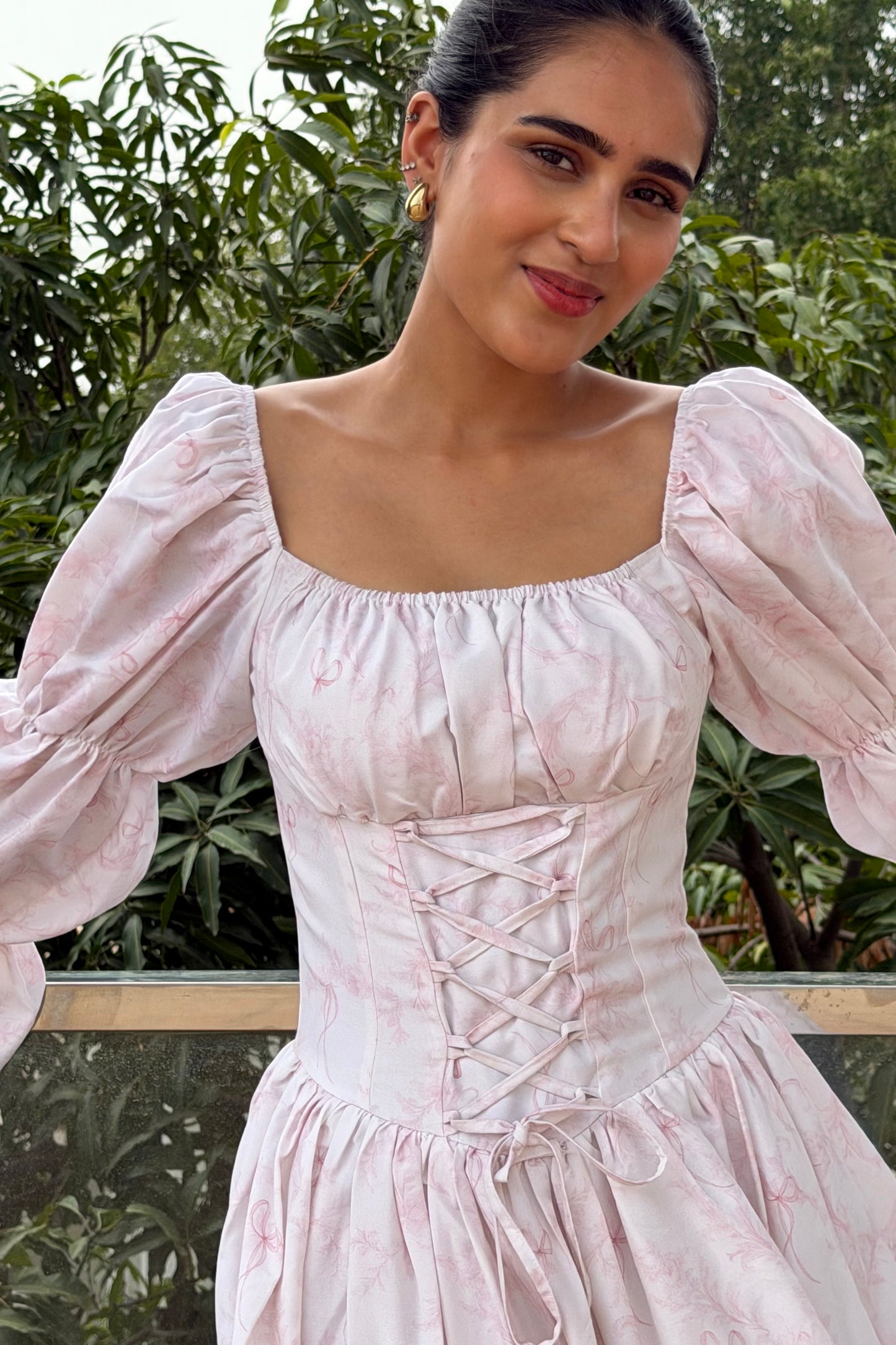 Blush Belle Cotton Mini Dress