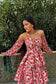 DARLING - Printed frill dress