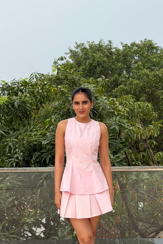 Blush Aura Cotton Co-ord Set