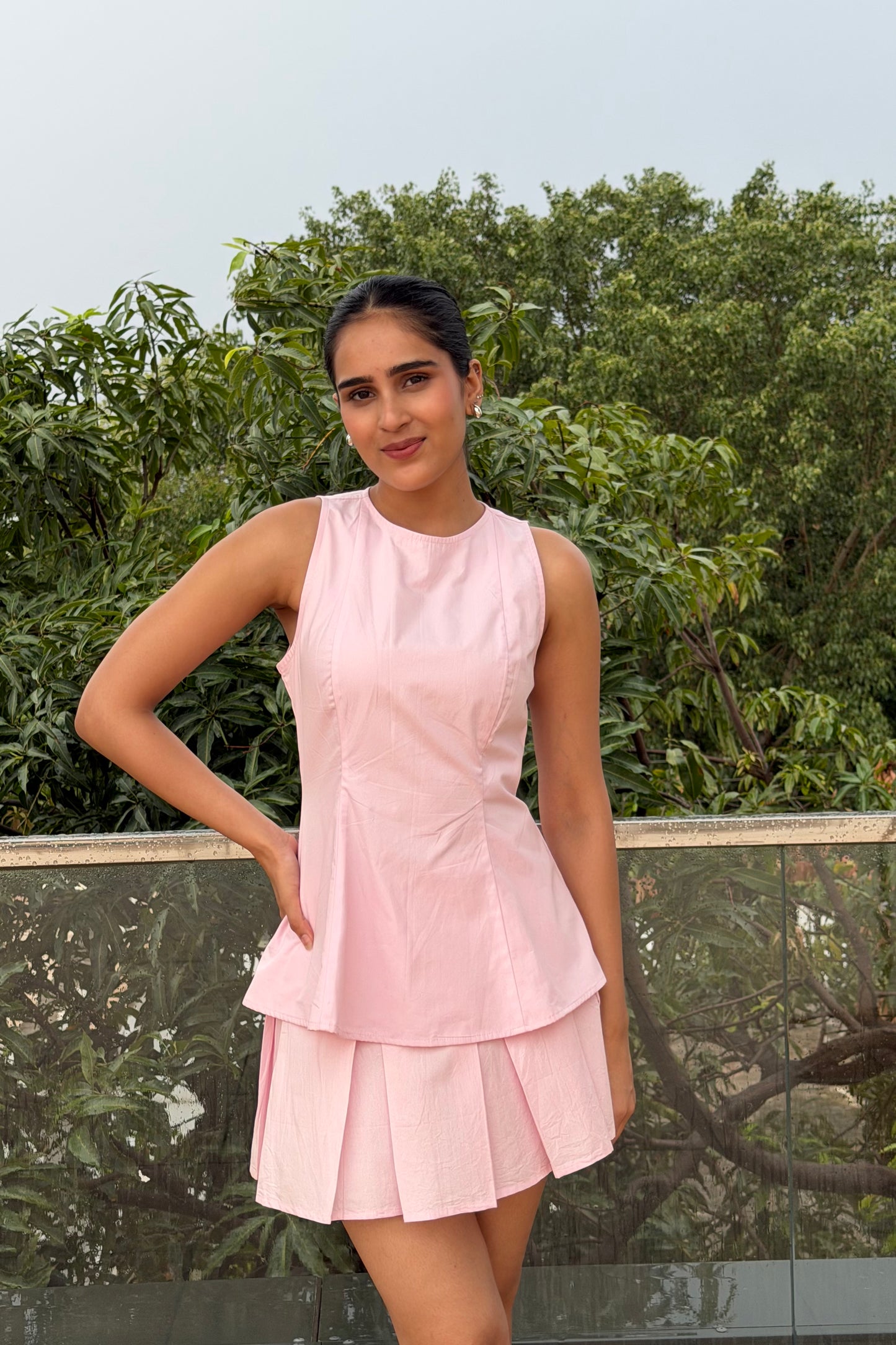 Blush Aura Cotton Co-ord Set