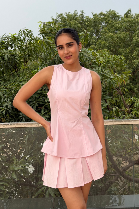 Blush Aura Cotton Co-ord Set