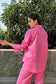 BREATHABLE - 100% Premium Cotton Co-ord set in Pink