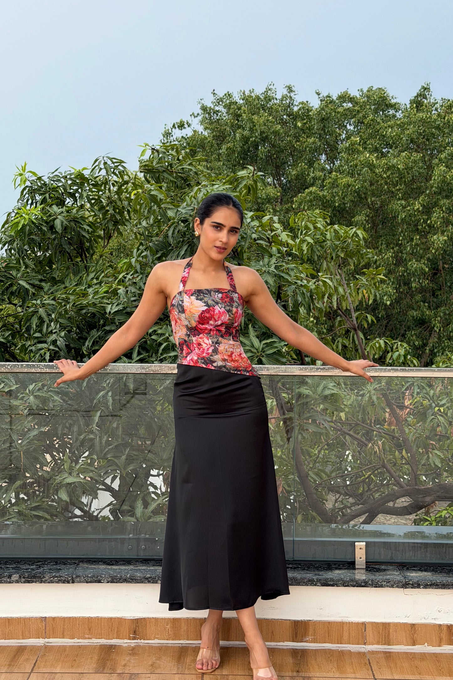 Midnight Bloom Co-ord Set