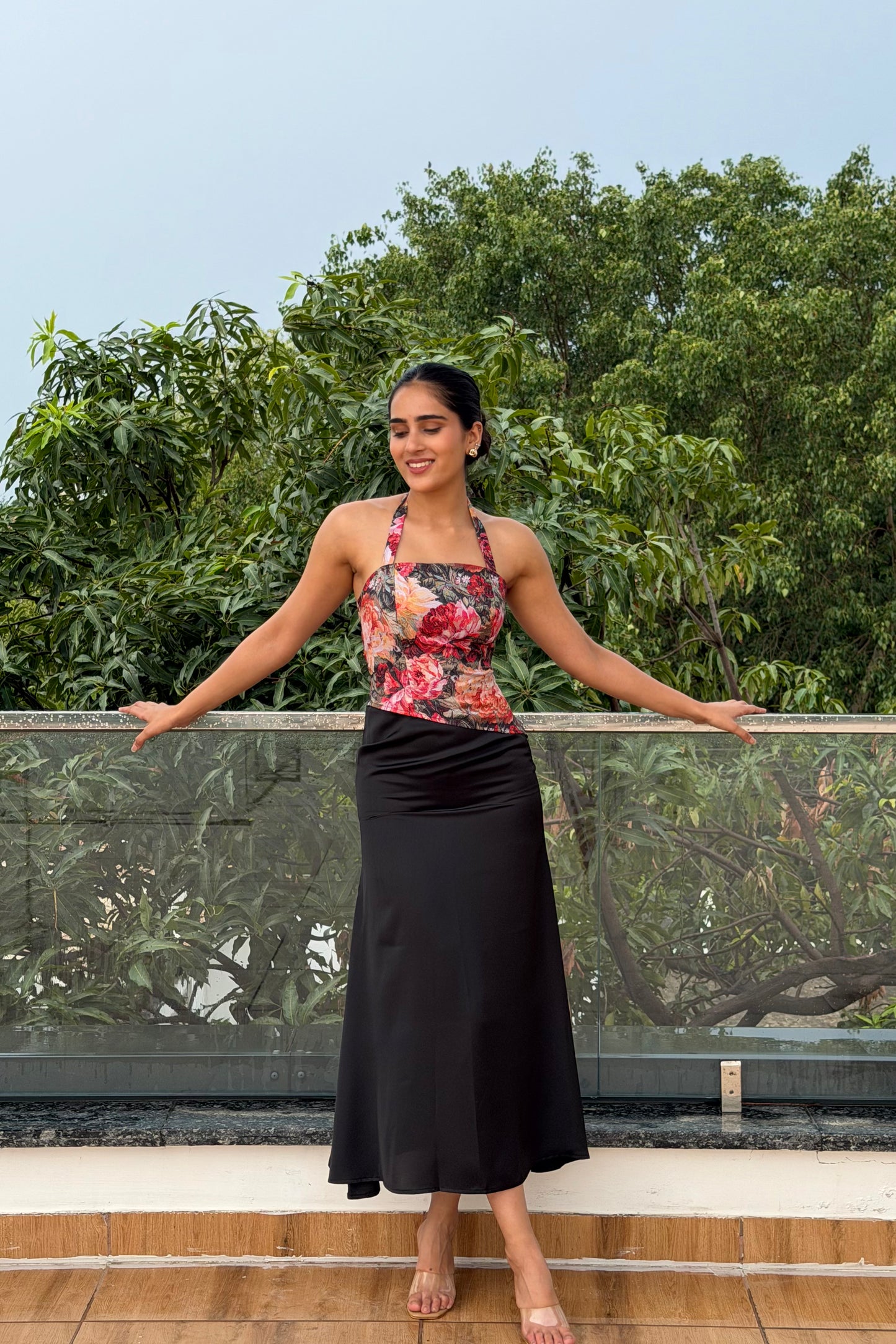 Midnight Bloom Co-ord Set