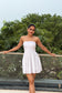 Ivory Summer Cotton Mini Dress