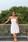Ivory Summer Cotton Mini Dress