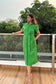 EVERGREEN - Cotton Green shirt dress