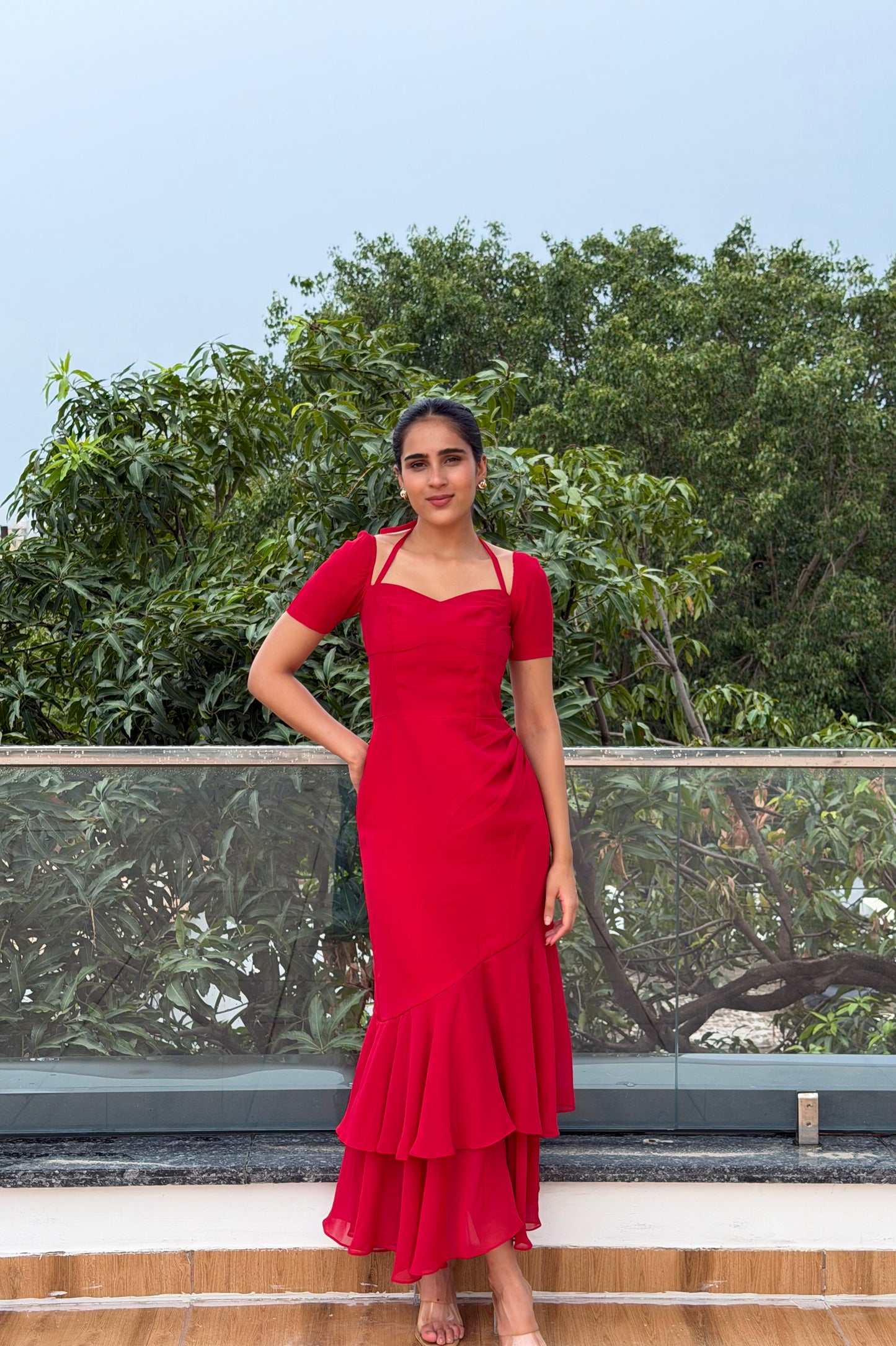 Georgette Maxi Dress