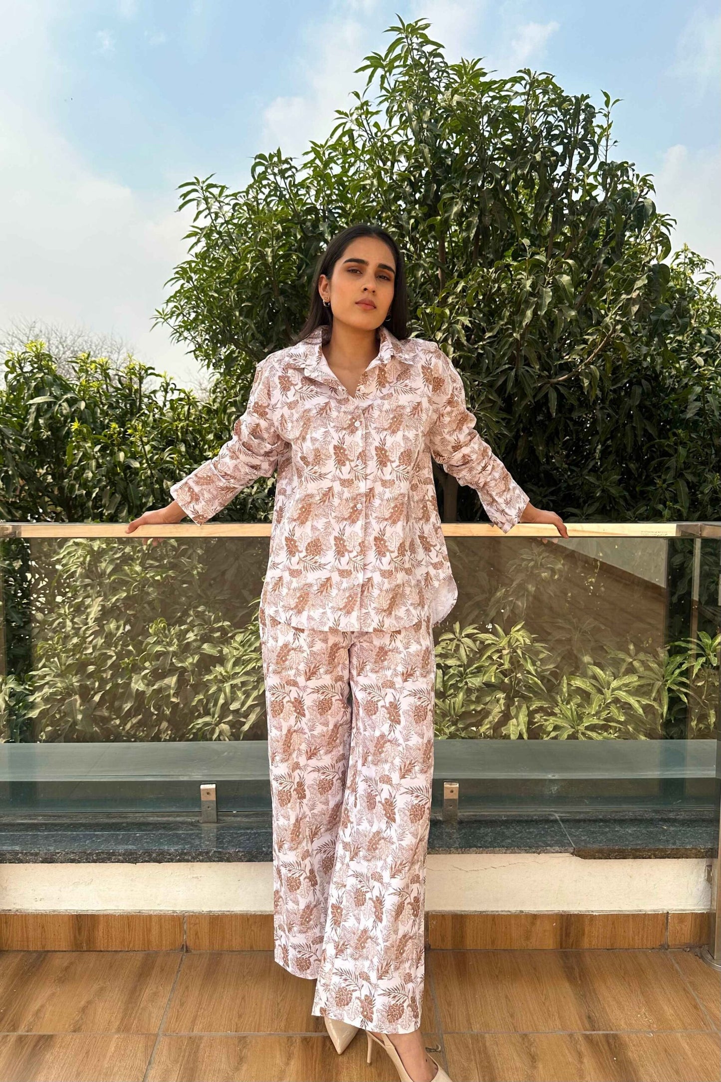 BREATHABLE – 100% Premium Linen Cotton Co-Ord Set