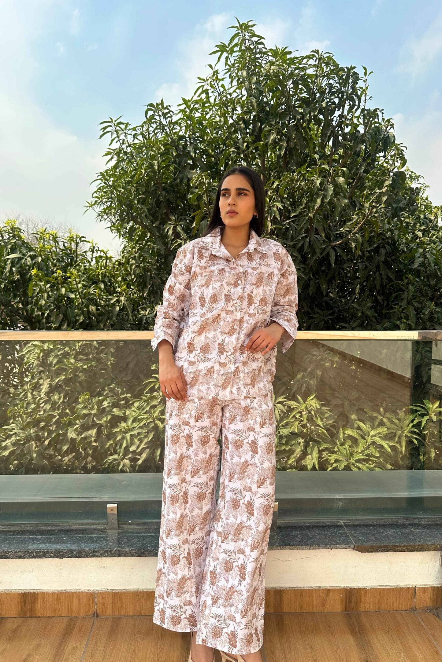 BREATHABLE – 100% Premium Linen Cotton Co-Ord Set