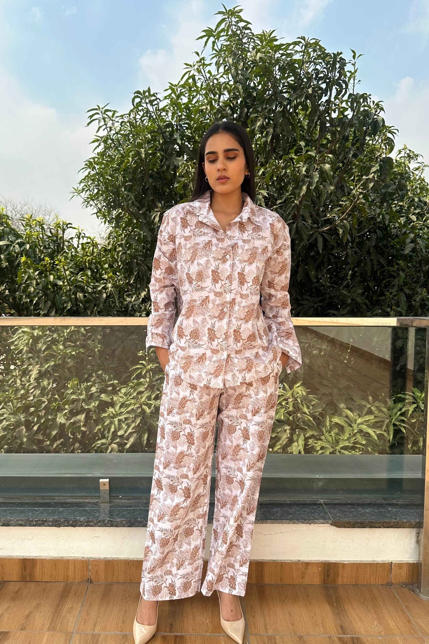 BREATHABLE – 100% Premium Linen Cotton Co-Ord Set