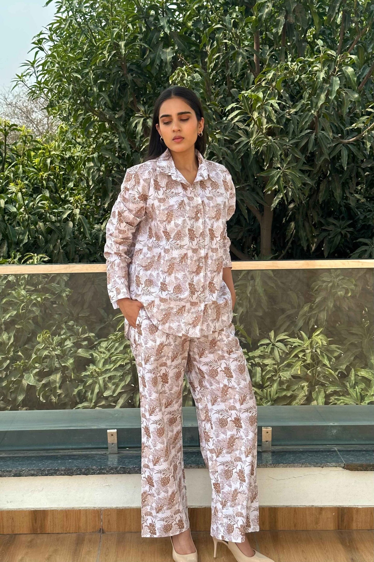 BREATHABLE – 100% Premium Linen Cotton Co-Ord Set