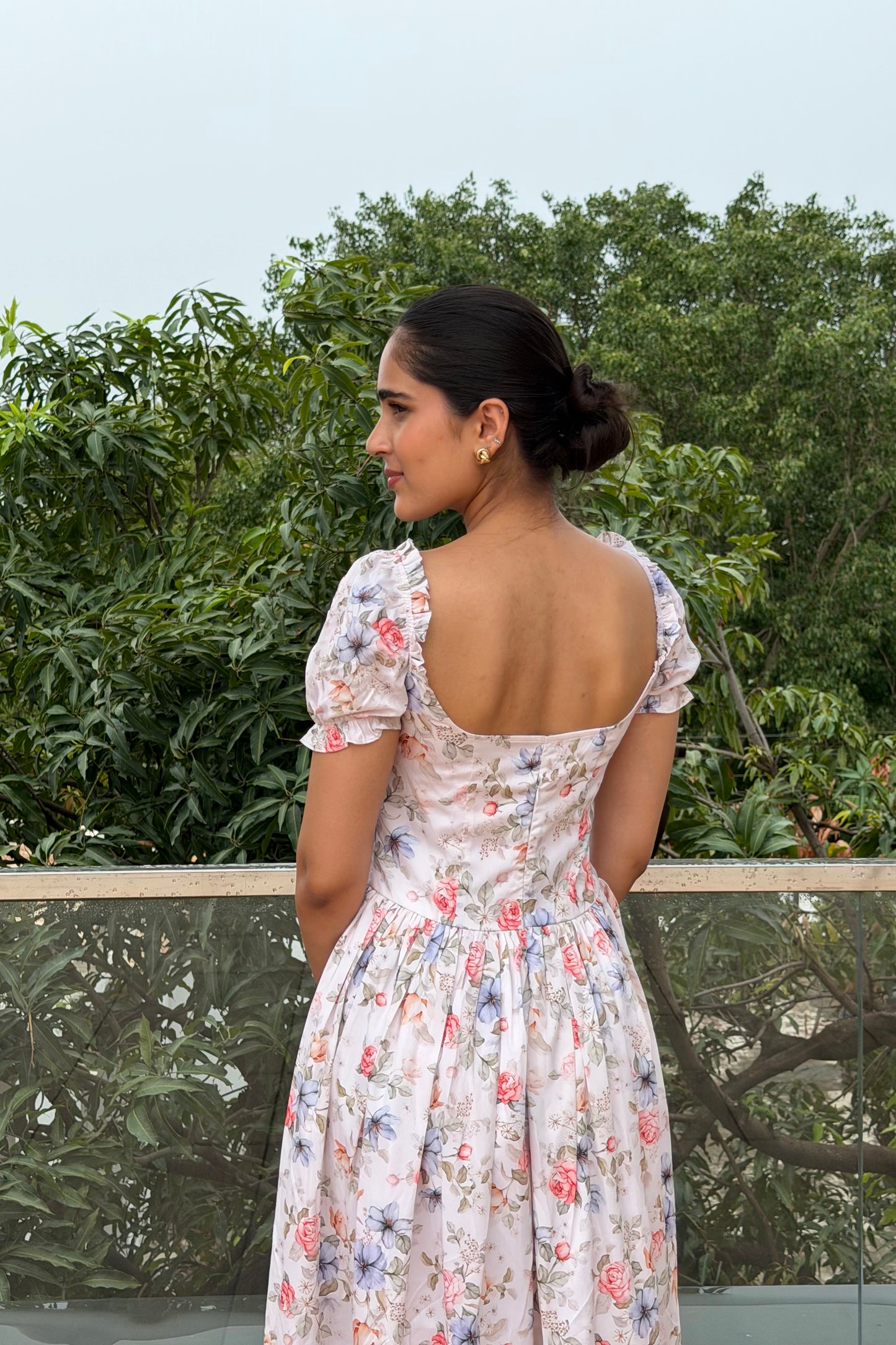 Meadow Bloom Midi Dress