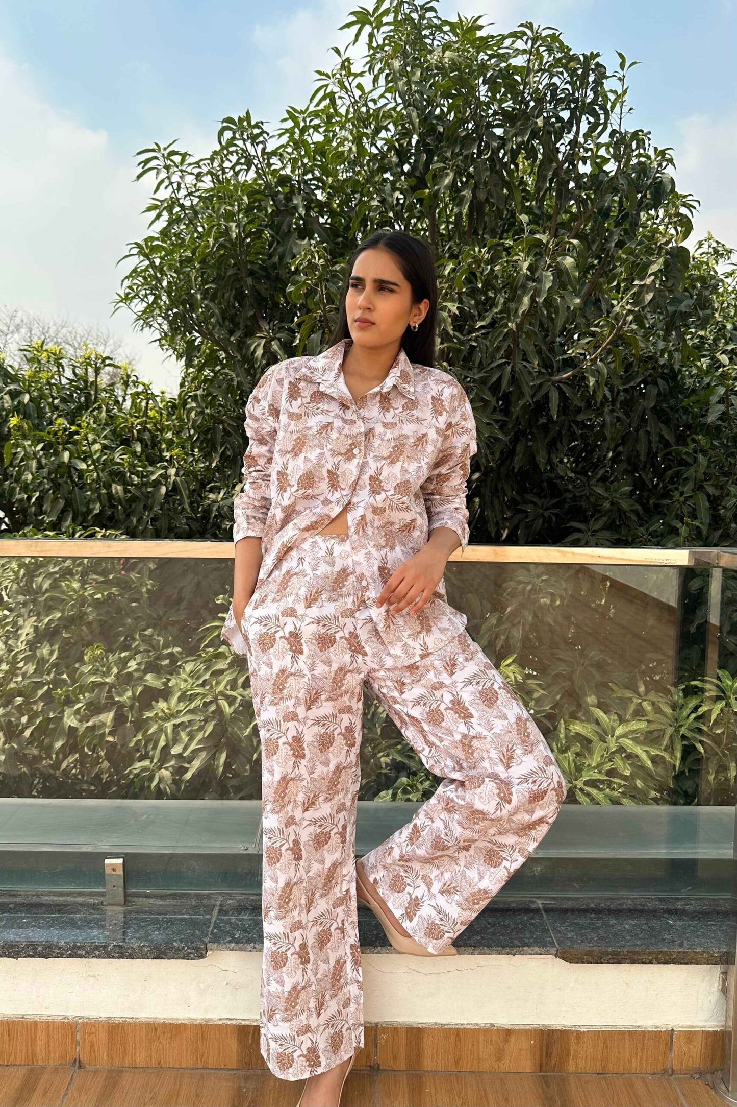 BREATHABLE – 100% Premium Linen Cotton Co-Ord Set