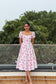 Cherry Blossom Cotton Midi Dress