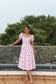 Cherry Blossom Cotton Midi Dress