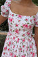 Cherry Blossom Cotton Midi Dress