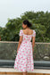 Cherry Blossom Cotton Midi Dress