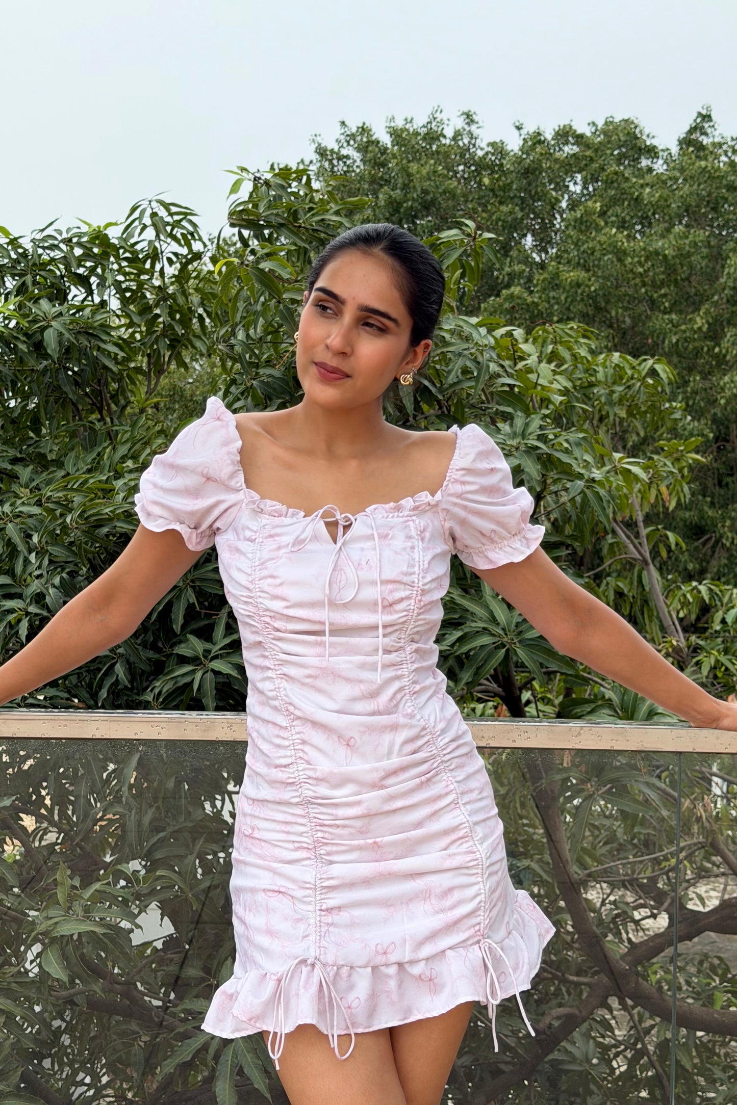 Blush Whisper Cotton Mini Dress