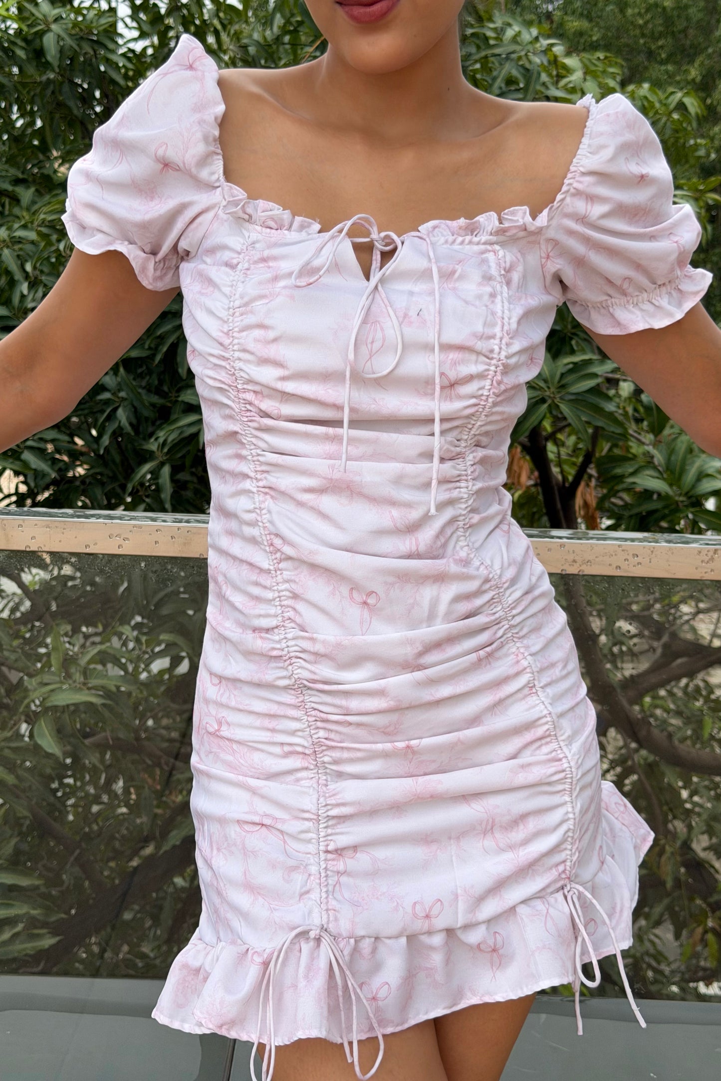 Blush Whisper Cotton Mini Dress