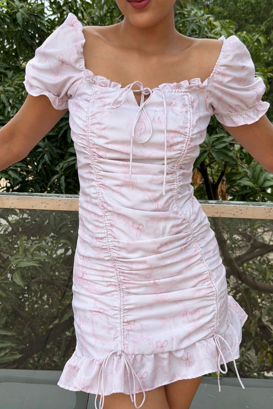 Blush Whisper Cotton Mini Dress