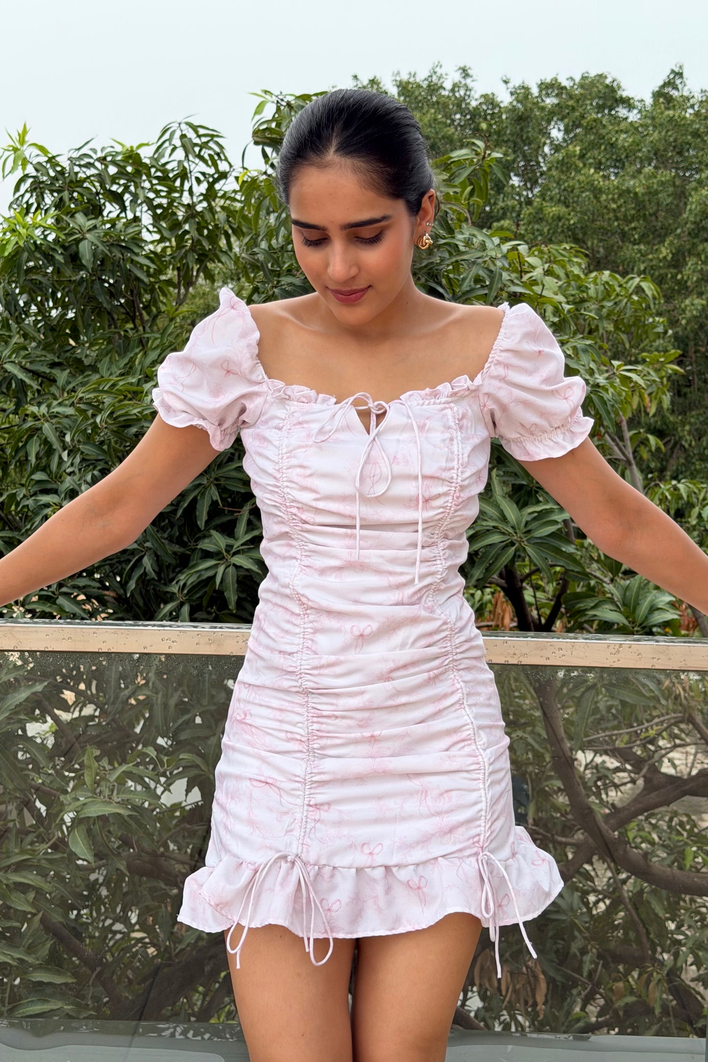 Blush Whisper Cotton Mini Dress