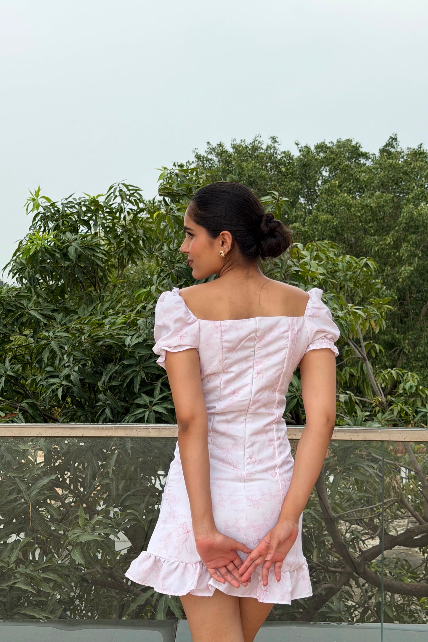 Blush Whisper Cotton Mini Dress