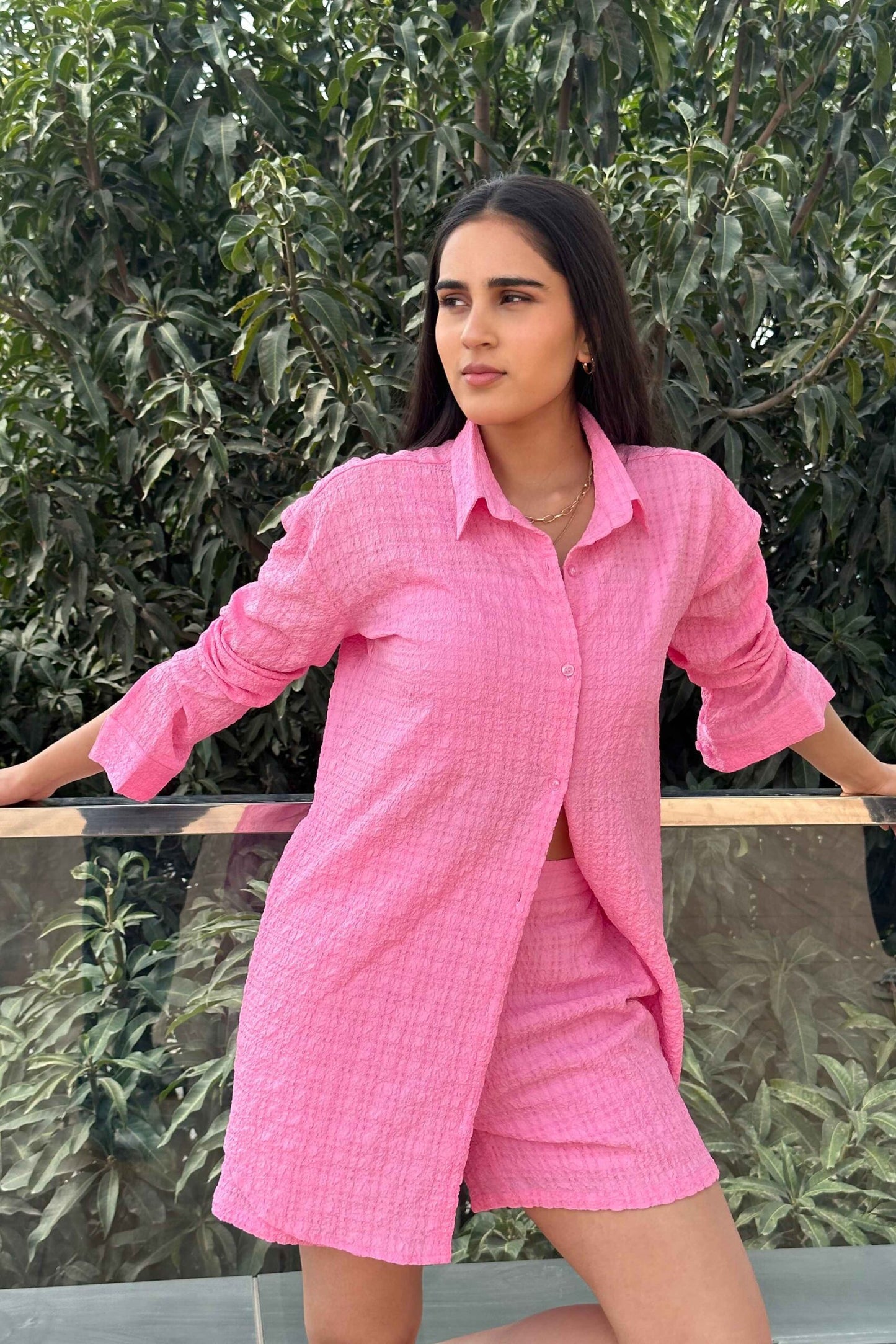 BLUSH - Premium Cotton Co-Ord set in Pink