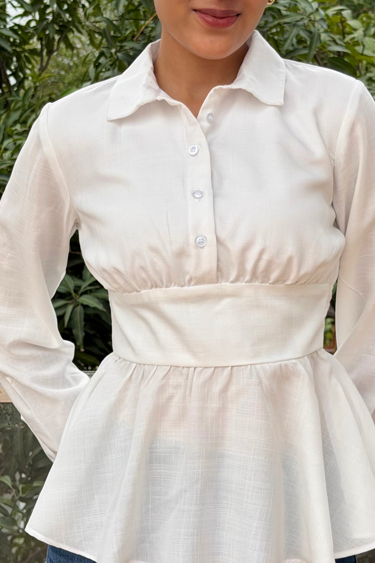 Ivory Charm Cotton Top