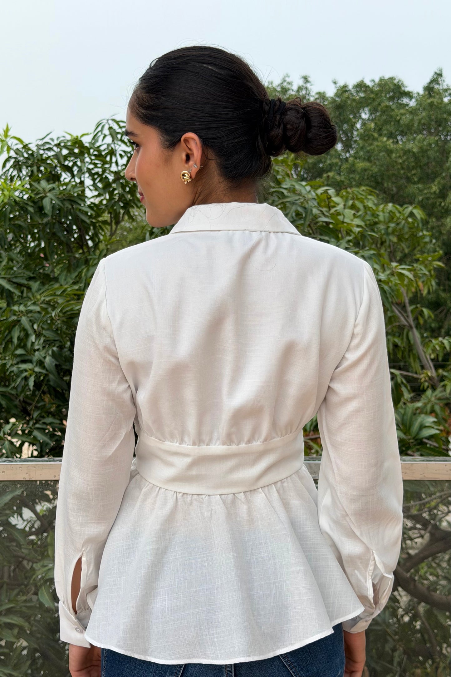 Ivory Charm Cotton Top